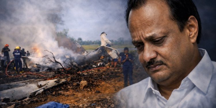 बारामतीतील विमान अपघातात उपमुख्यमंत्री अजित पवार यांचा मृत्यू
