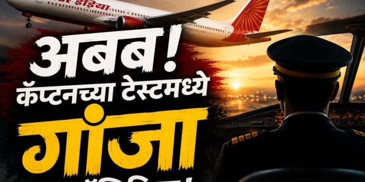 एअर इंडियाच्या कॅप्टनचा ड्रग टेस्ट पॉझिटिव्ह; गांजा आढळल्याने खळबळ